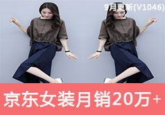 京东女装类目销售额从85655到201198
